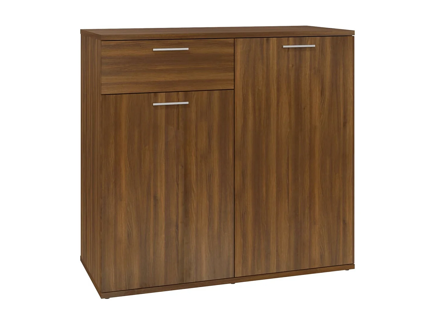 Sideboard Lowboard - Braun Eichen-Optik 80x36x75 cm Holzwerkstoff -RM43768
