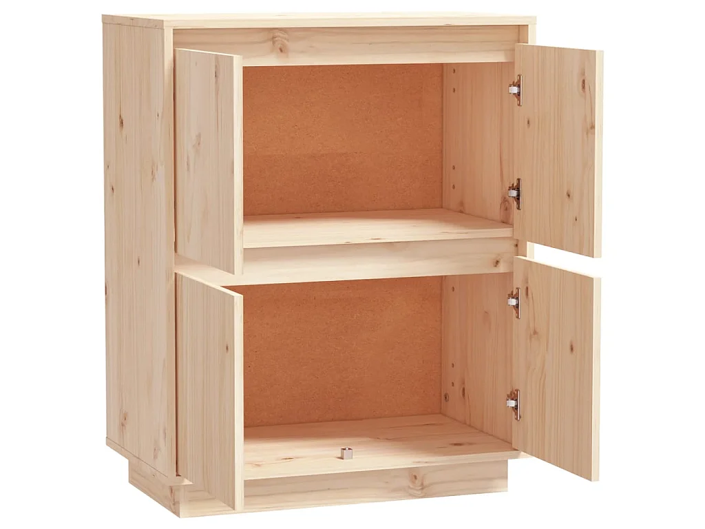 Sideboard Anrichte - 60x34x75 cm Massivholz Kiefer -RM67190