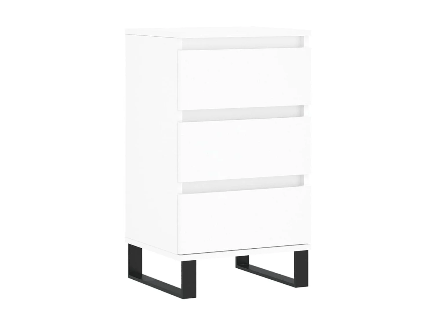 Sideboard Weiß Anrichte 40x35x70 cm Holzwerkstoff -RM44791