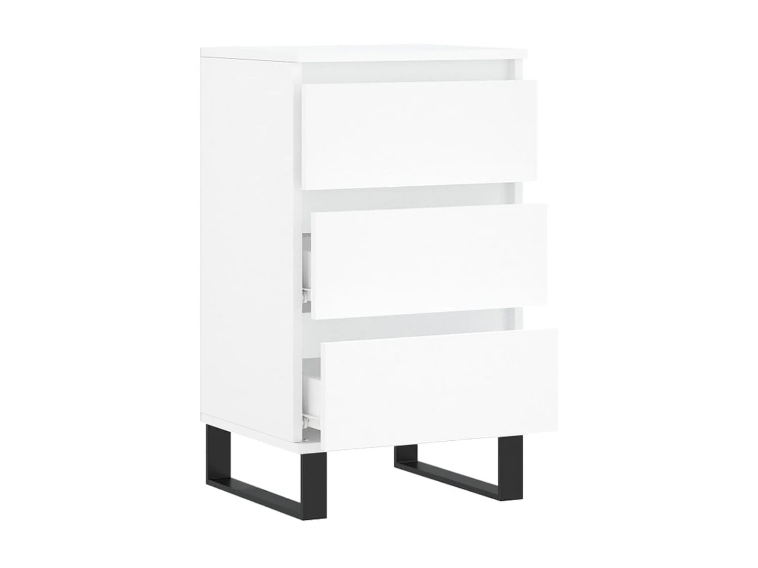 Sideboard Weiß Anrichte 40x35x70 cm Holzwerkstoff -RM44791