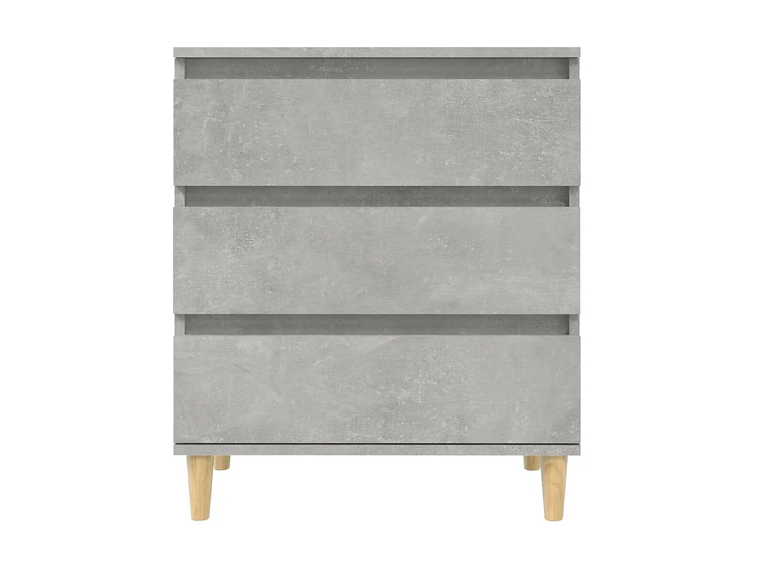 Sideboard Lowboard - Betongrau 60x35x70 cm Holzwerkstoff -RM64694