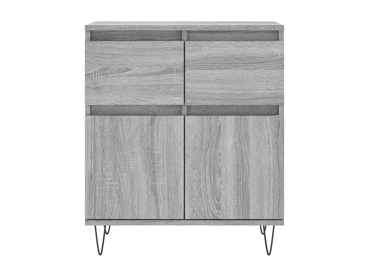 Sideboard Grau Sonoma - Lowboard 60x35x70 cm Holzwerkstoff -RM45559