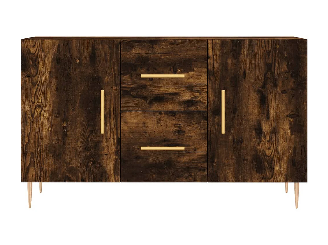 Sideboard Anrichte Räuchereiche 100x36x60 cm Holzwerkstoff -RM81731