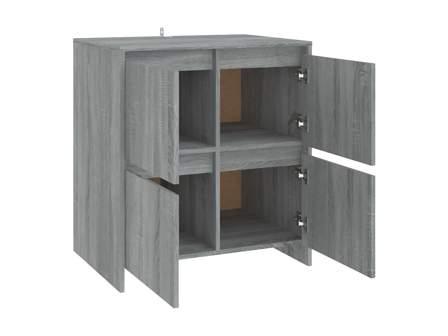 Sideboards Grau im 2er-Set Anrichten Sonoma 70x41x75 cm Holzwerkstoff -RM81268