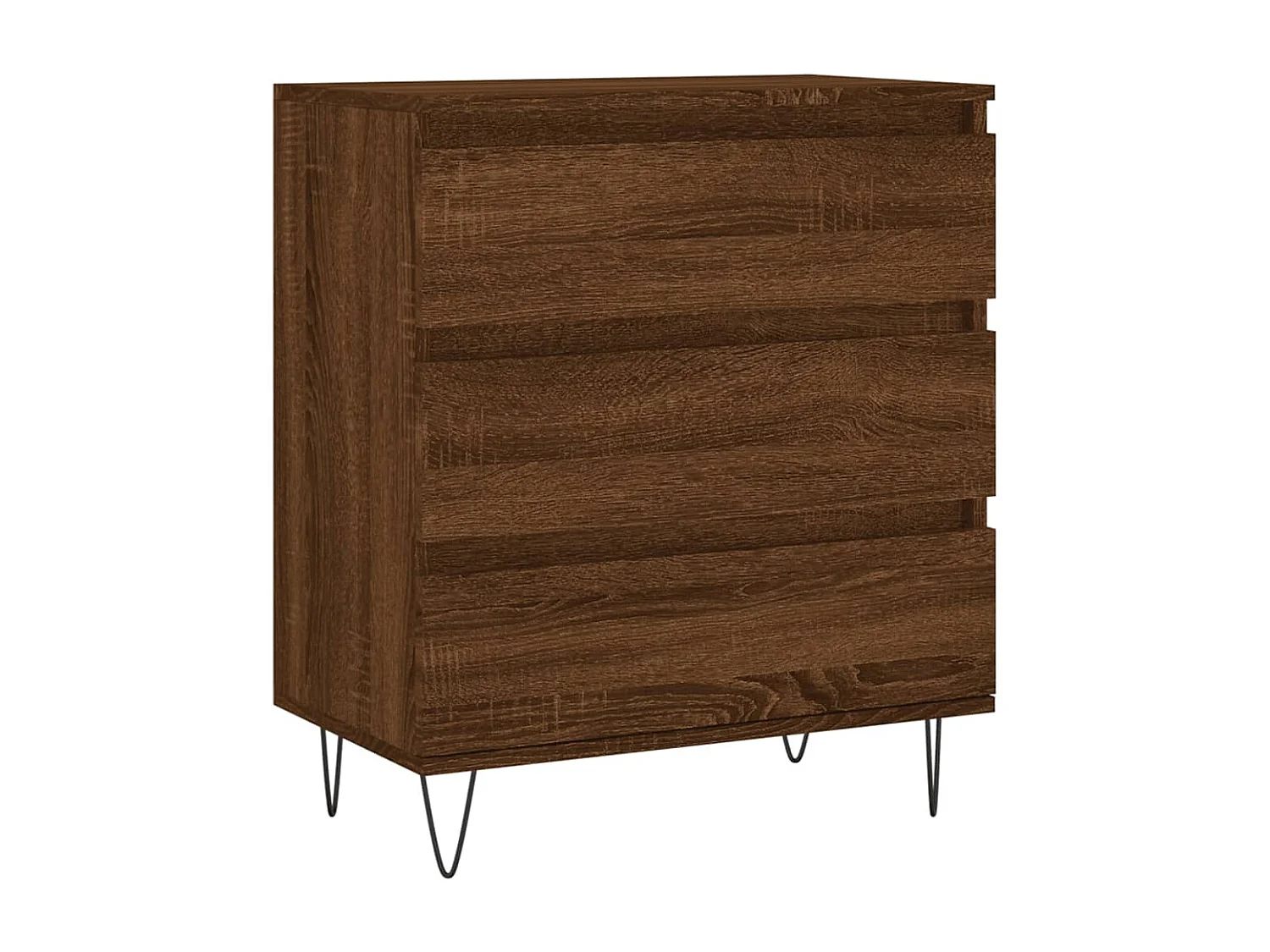 Sideboard Lowboard - Braun Eichen-Optik 60x35x70 cm Holzwerkstoff -RM16778