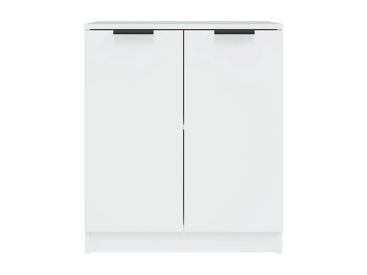 Sideboards im 2er-Set Lowboards Weiß 60x30x70 cm Holzwerkstoff -RM54941