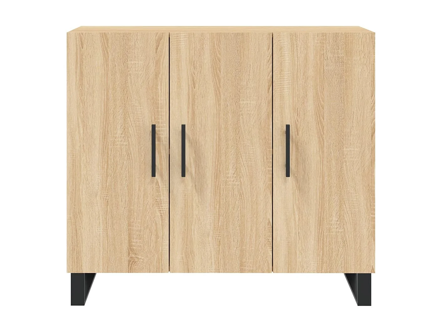 Sideboard Anrichte Sonoma-Eiche 90x34x80 cm Holzwerkstoff -RM27461
