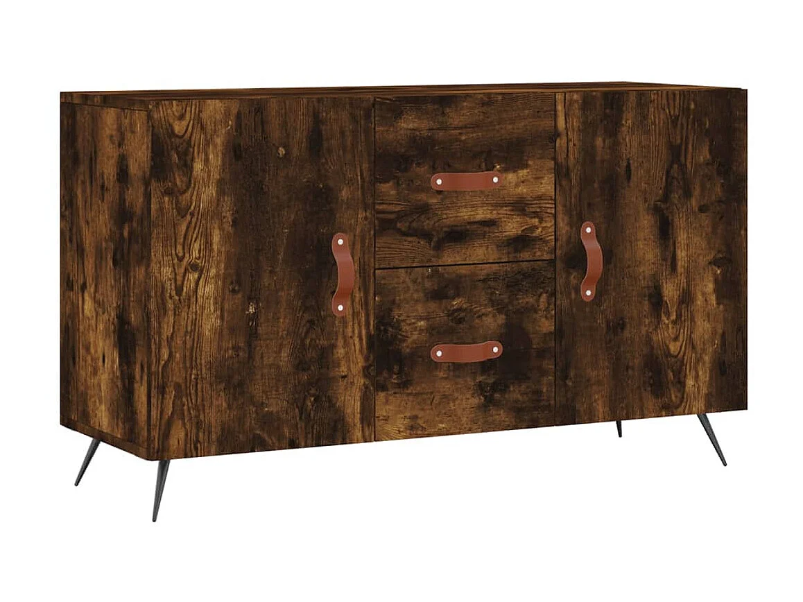 Sideboard Anrichte Räuchereiche 100x36x60 cm Holzwerkstoff -RM57771