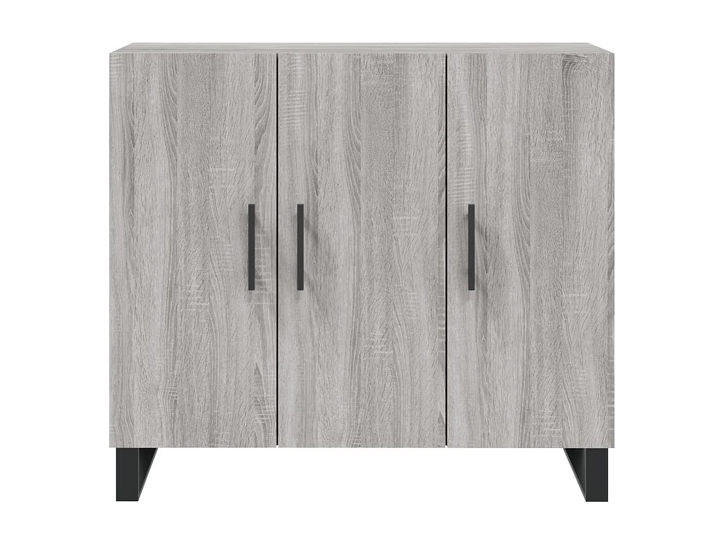 Sideboard Lowboard - Grau Sonoma 90x34x80 cm Holzwerkstoff -RM84075