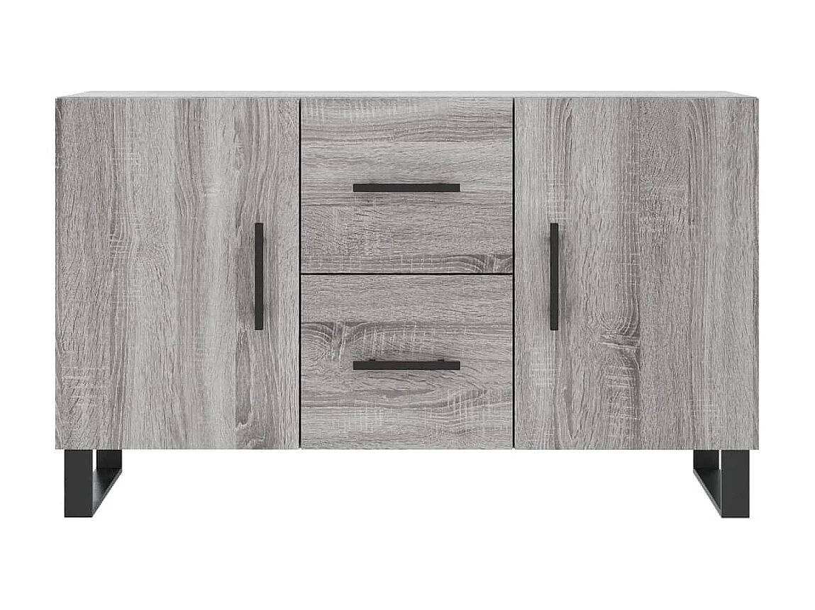 Sideboard Grau Sonoma - Lowboard 100x36x60 cm Holzwerkstoff -RM96695