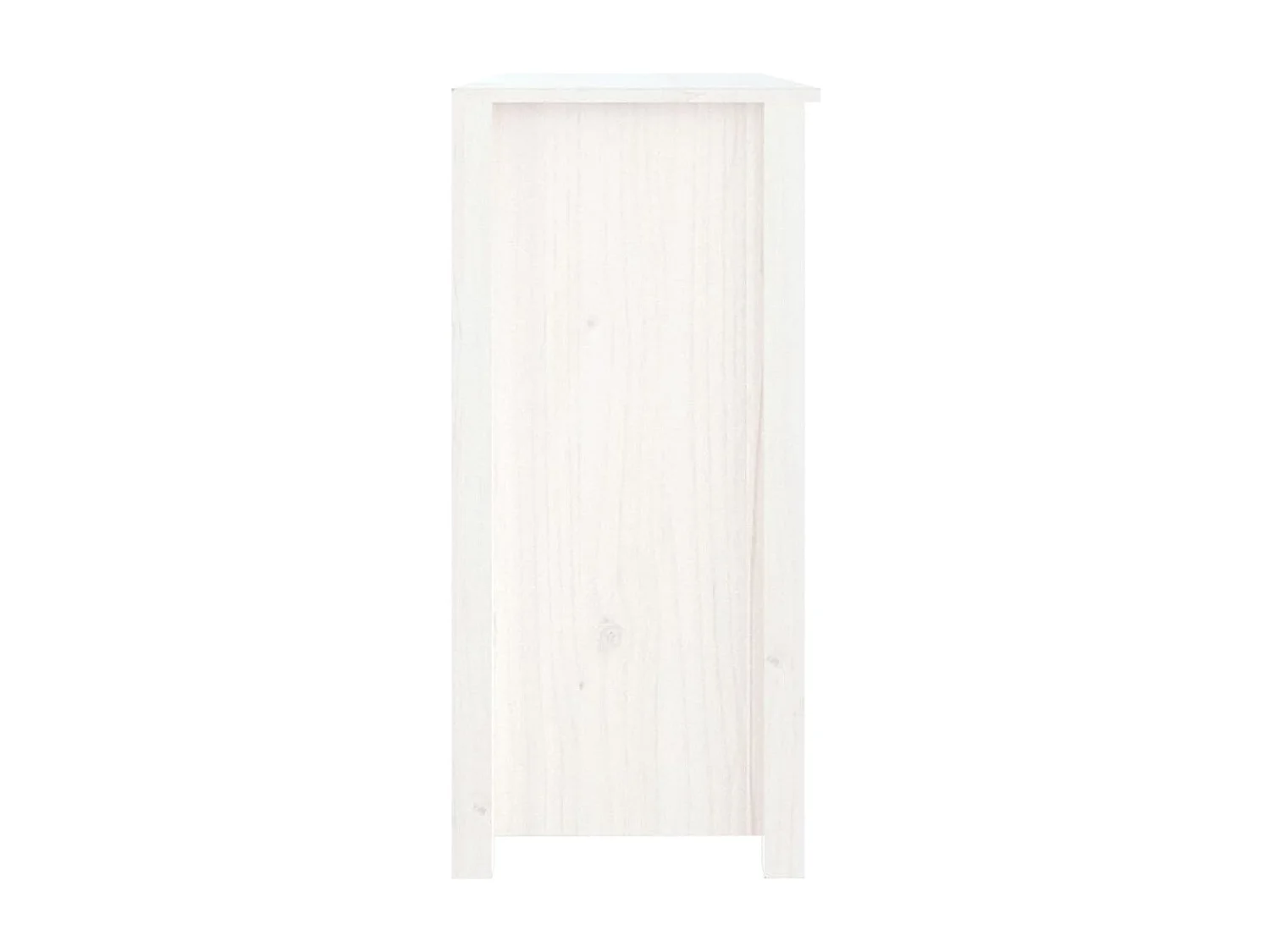 Sideboard Weiß Anrichte 100x35x74 cm Massivholz Kiefer -RM85288