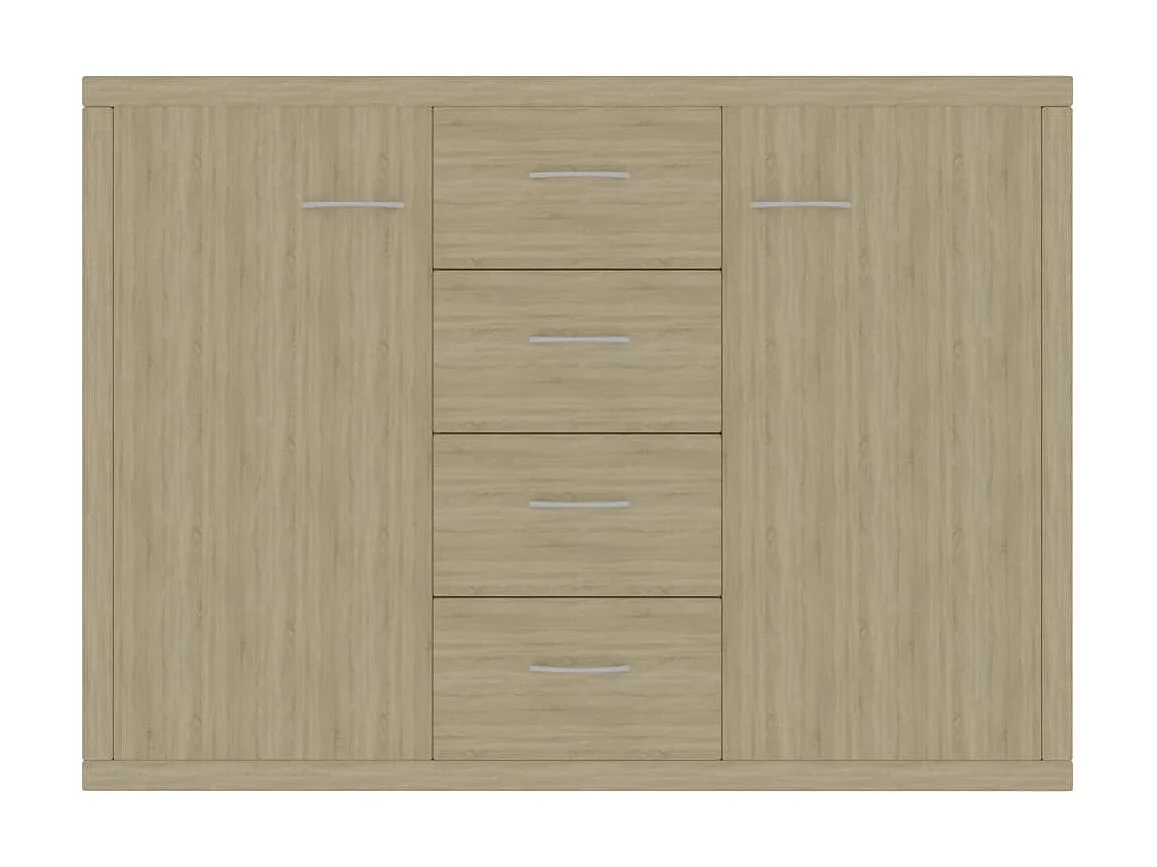 Sideboard Anrichte Sonoma-Eiche 88x30x65 cm Holzwerkstoff -RM43172