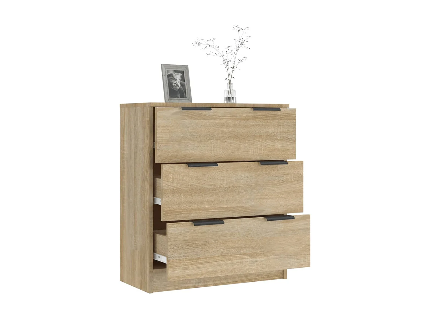 Sideboard Anrichte Sonoma-Eiche 60x30x70 cm Holzwerkstoff -RM93747