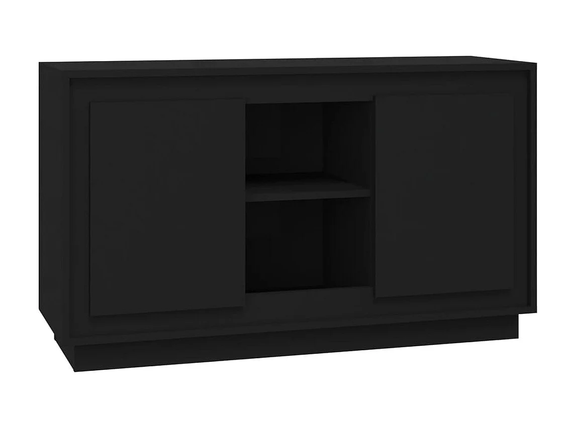 Sideboard Schwarz Anrichte 102x35x60 cm Holzwerkstoff -RM39174