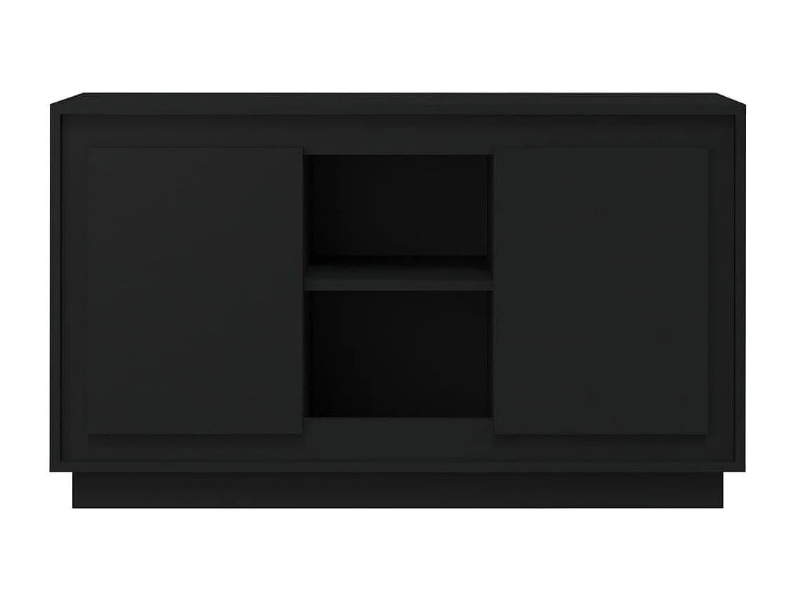 Sideboard Schwarz Anrichte 102x35x60 cm Holzwerkstoff -RM39174