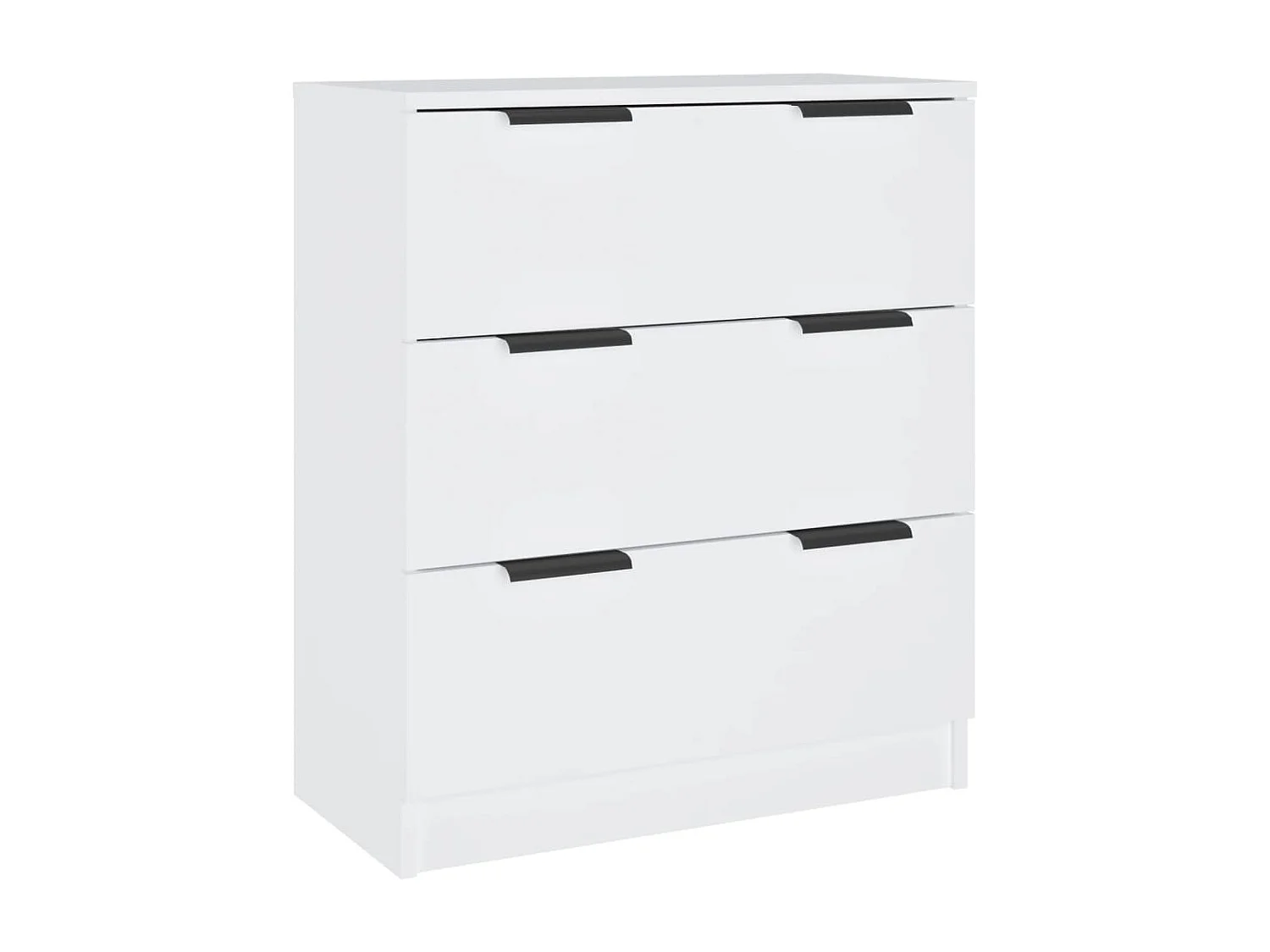 3-tlg. Sideboard Anrichte Weiß Holzwerkstoff -RM24832