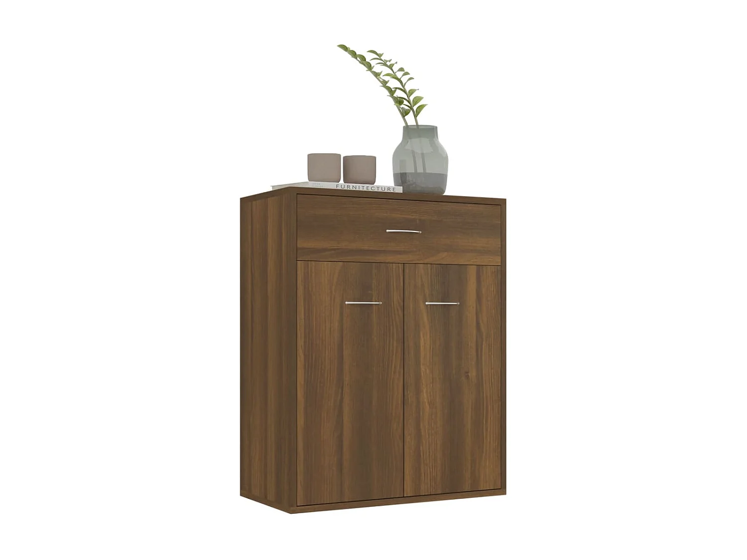 Sideboard Lowboard - Braun Eichen-Optik 60x30x75 cm Holzwerkstoff -RM61422