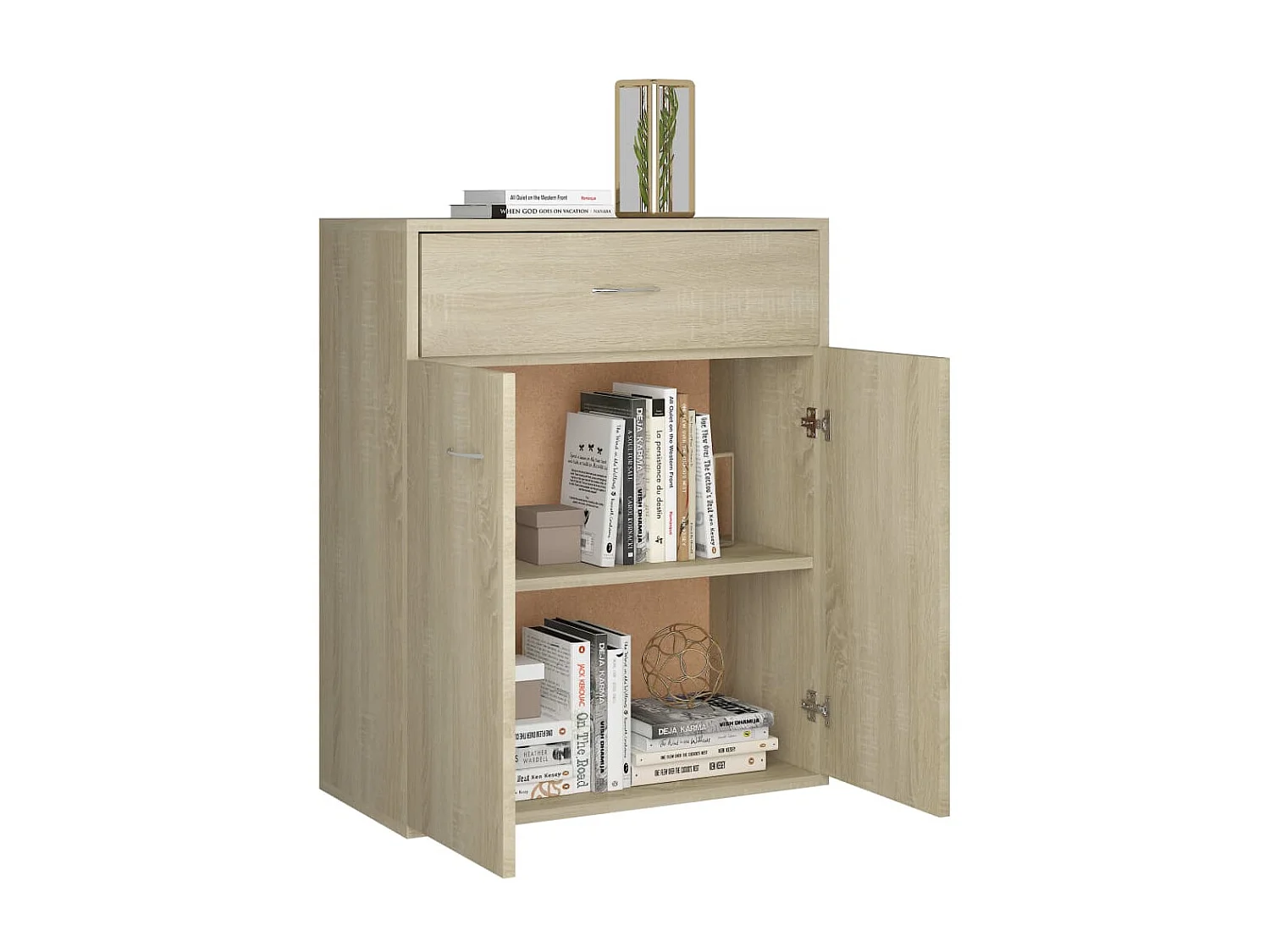 Sideboard Anrichte Sonoma-Eiche 60x30x75 cm Holzwerkstoff -RM53724