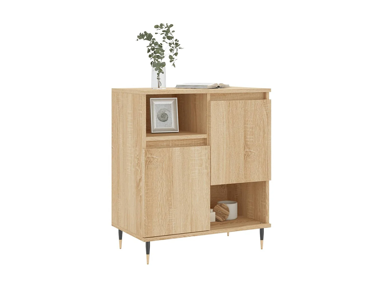 Sideboard Anrichte Sonoma-Eiche 60x35x70 cm Holzwerkstoff -RM45555