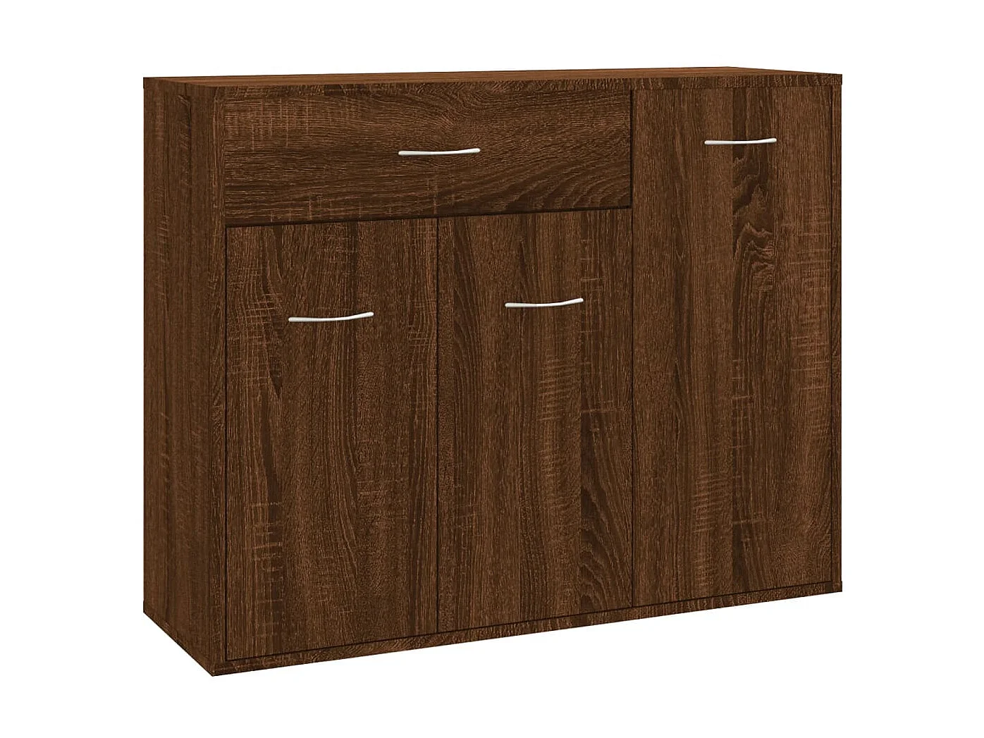 Sideboard Lowboard - Braun Eiche-Optik 88x30x70 cm Holzwerkstoff -RM61878