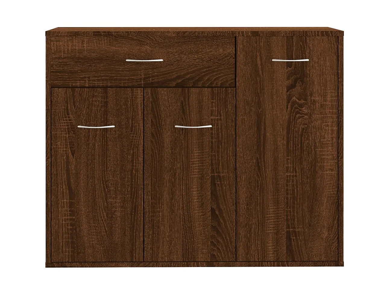 Sideboard Lowboard - Braun Eiche-Optik 88x30x70 cm Holzwerkstoff -RM61878