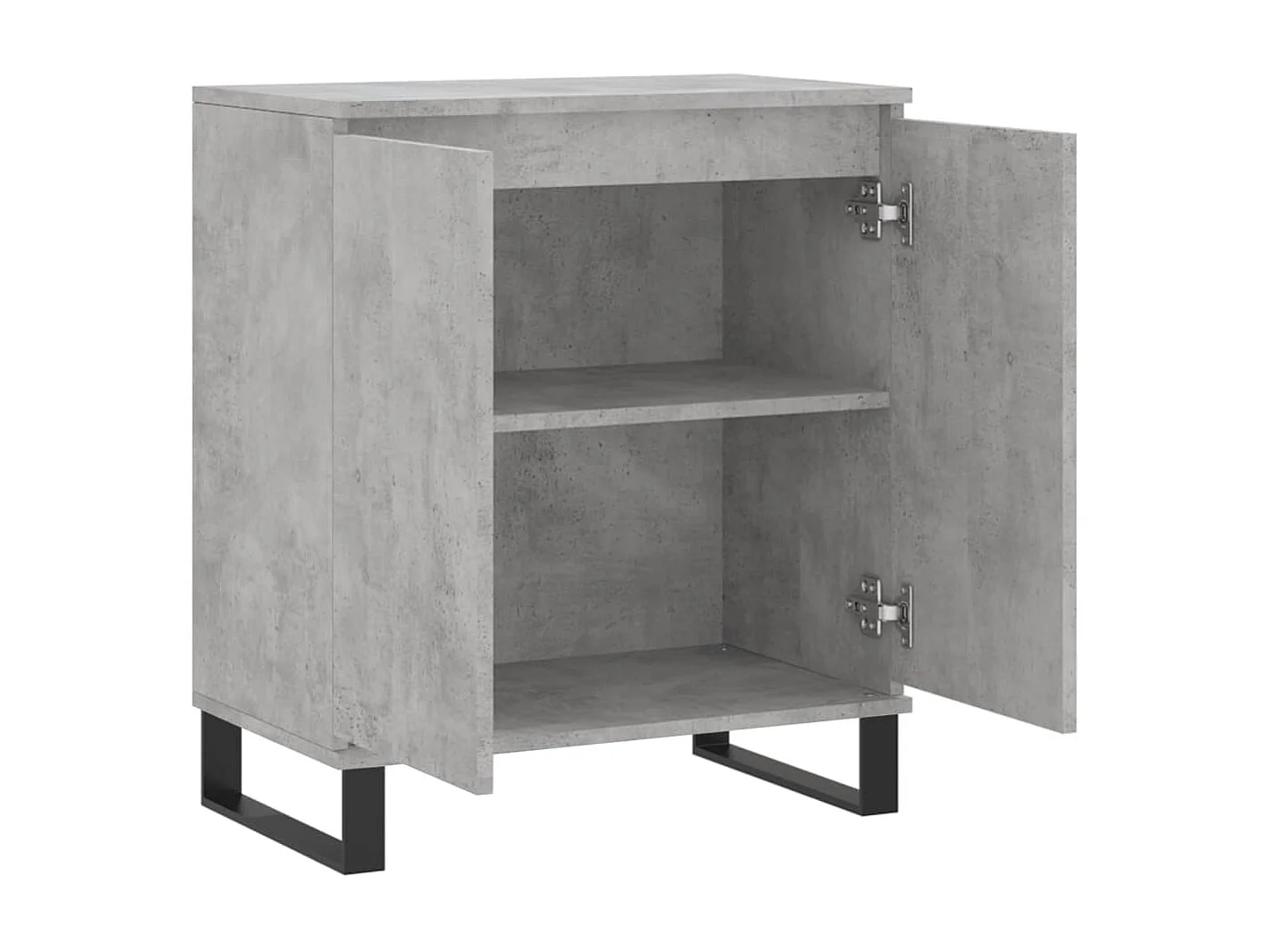 Sideboard Lowboard - Betongrau 60x35x70 cm Holzwerkstoff -RM35798