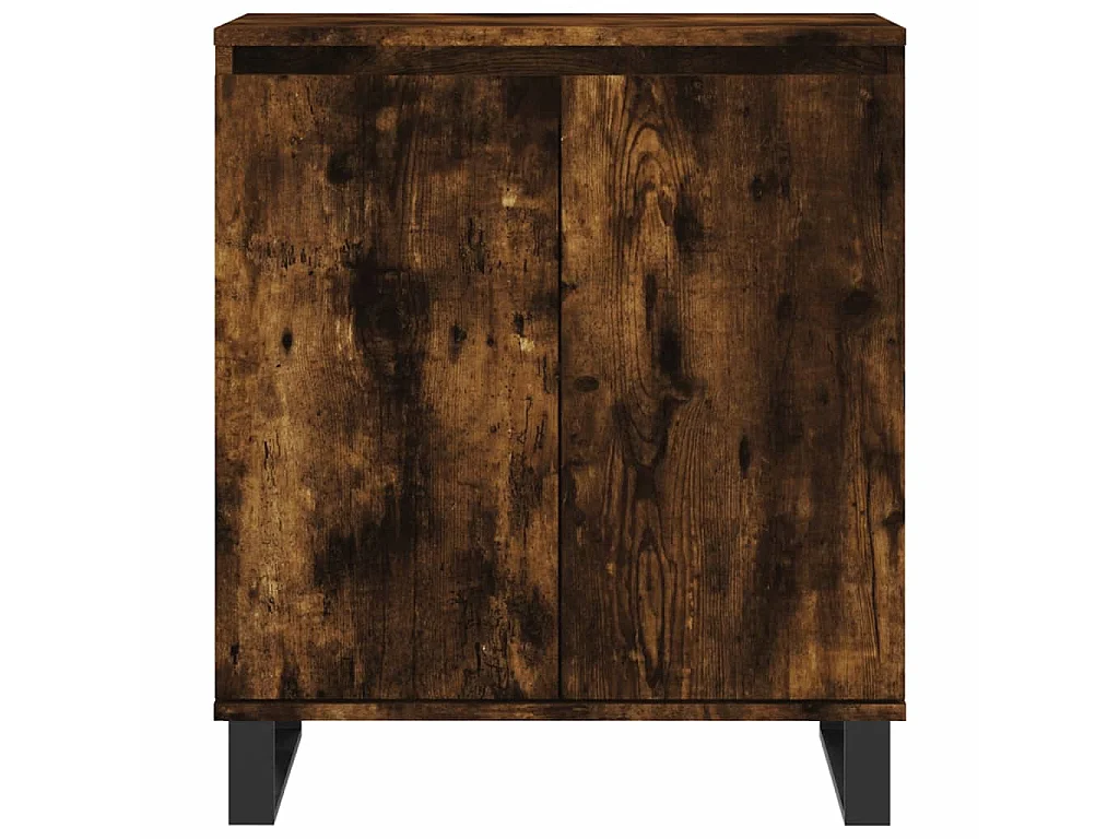 Sideboard Anrichte Räuchereiche 60x35x70 cm Holzwerkstoff -RM67156