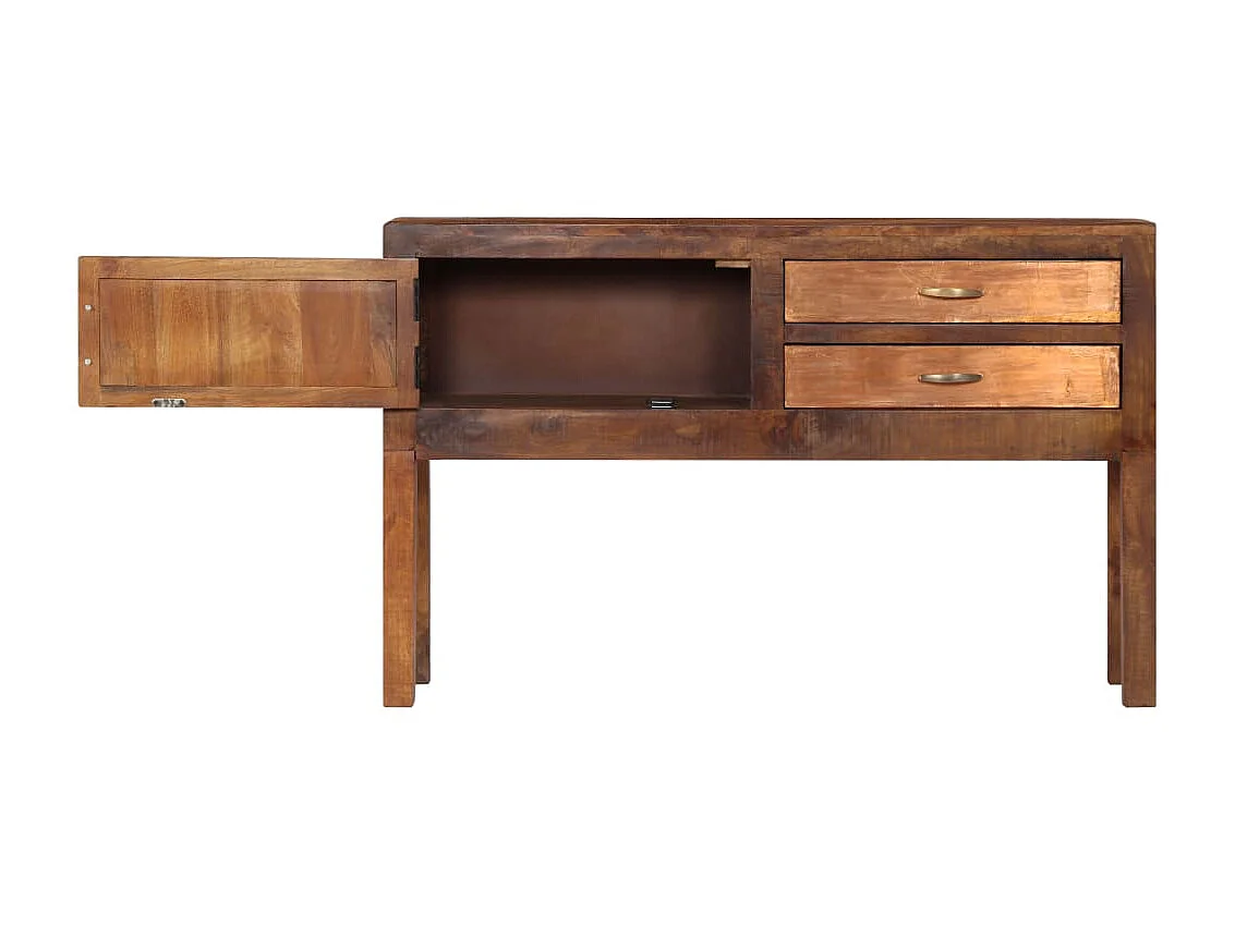Sideboard Anrichte - 118x30x75 cm Massivholz Mango -RM78823