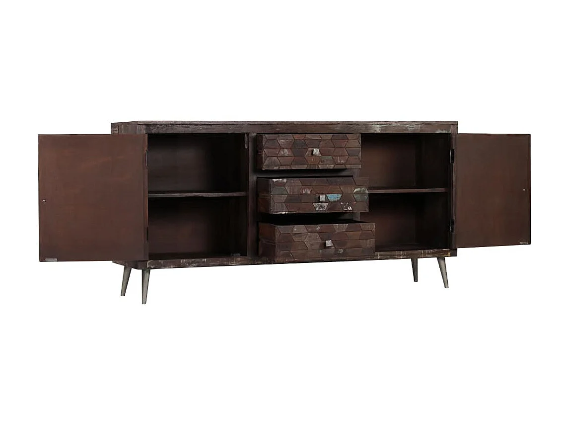 Sideboard Lowboard - Altholz Massiv 160x40x80 cm -RM77679