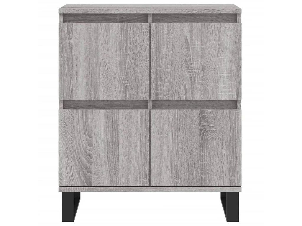 Sideboards Grau im 3er-Set Anrichten Sonoma Holzwerkstoff -RM39429
