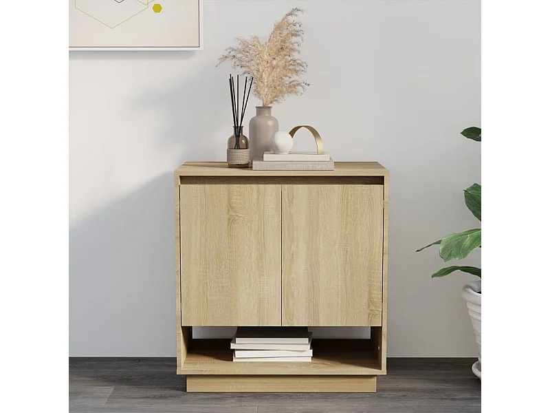 Sideboard Anrichte Sonoma-Eiche 70x41x75 cm Holzwerkstoff -RM71557