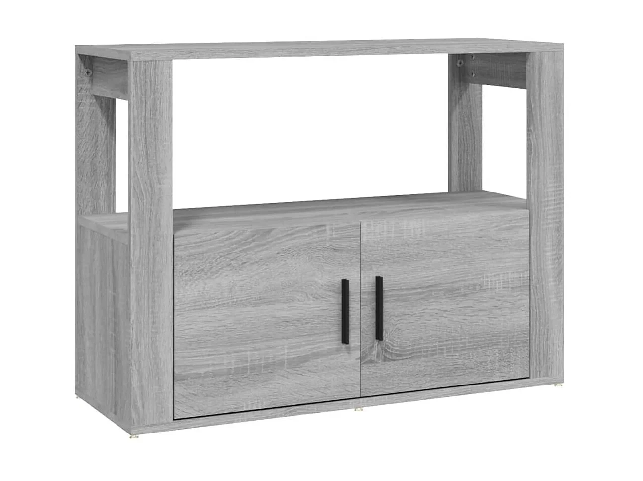 Sideboard Lowboard - Grau Sonoma 80x30x60 cm Holzwerkstoff -RM87127
