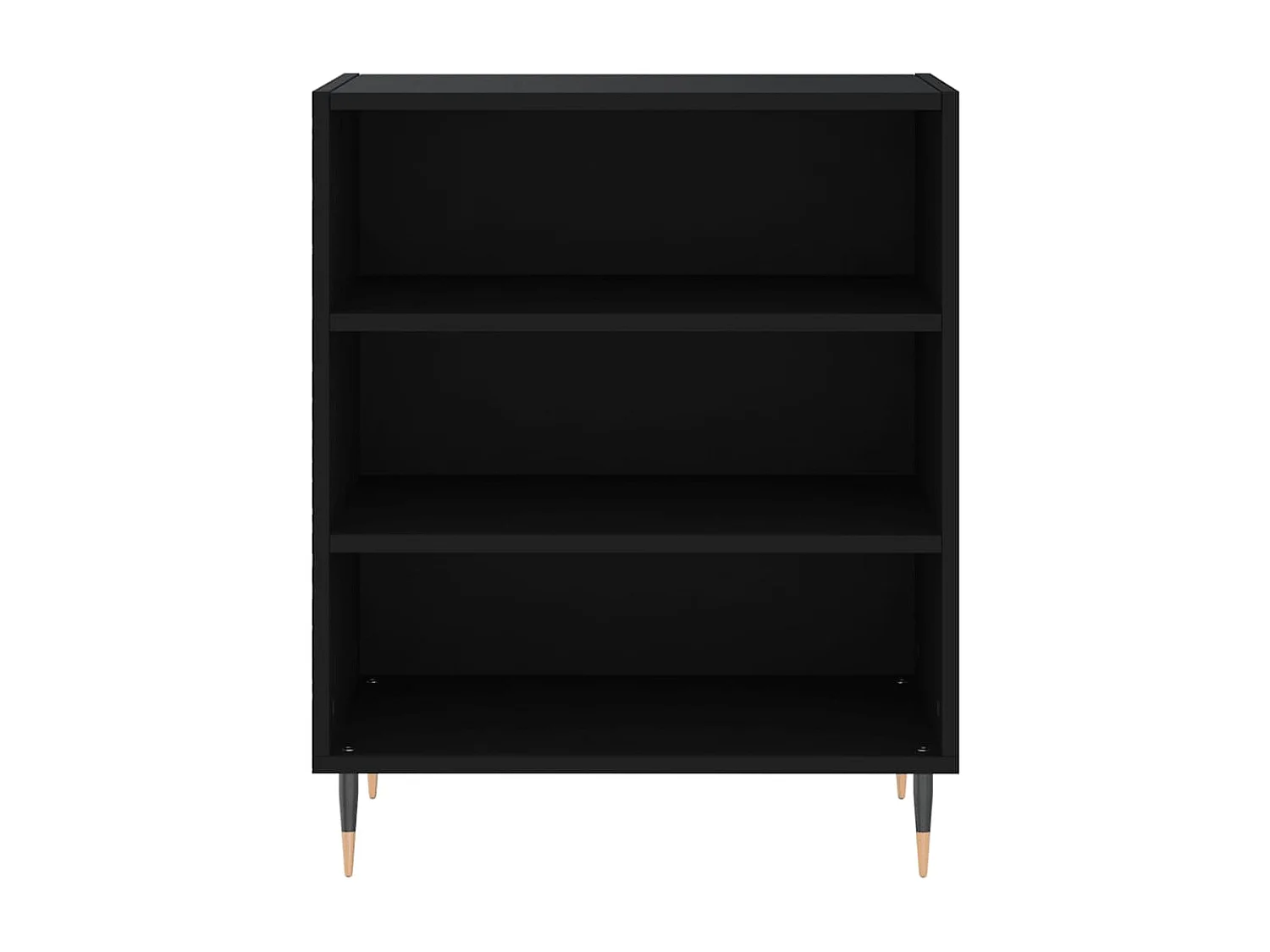 Sideboard Schwarz Anrichte 57x35x70 cm Holzwerkstoff -RM66451