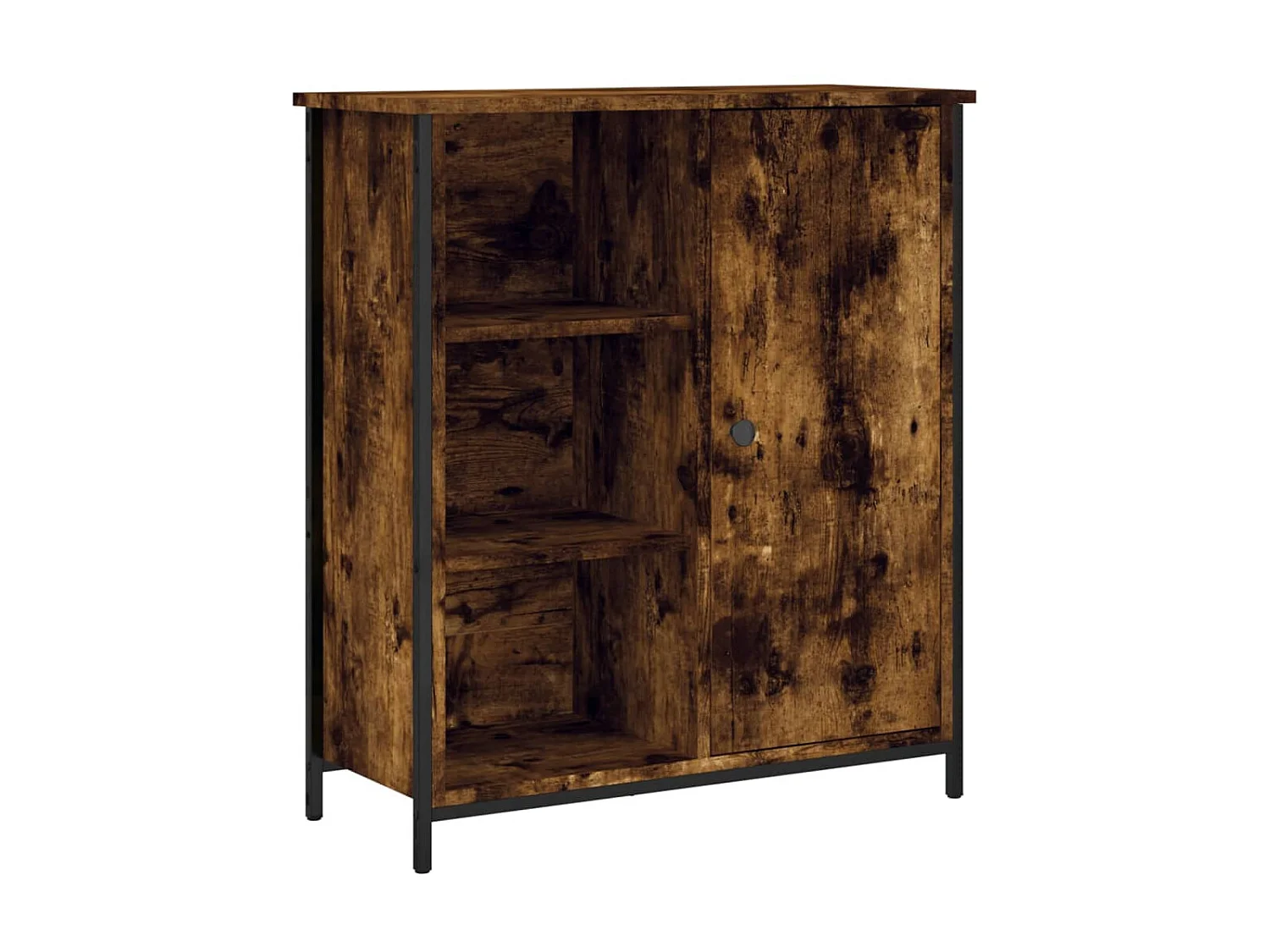 Sideboard Anrichte Räuchereiche 70x30x80 cm Holzwerkstoff -RM36195