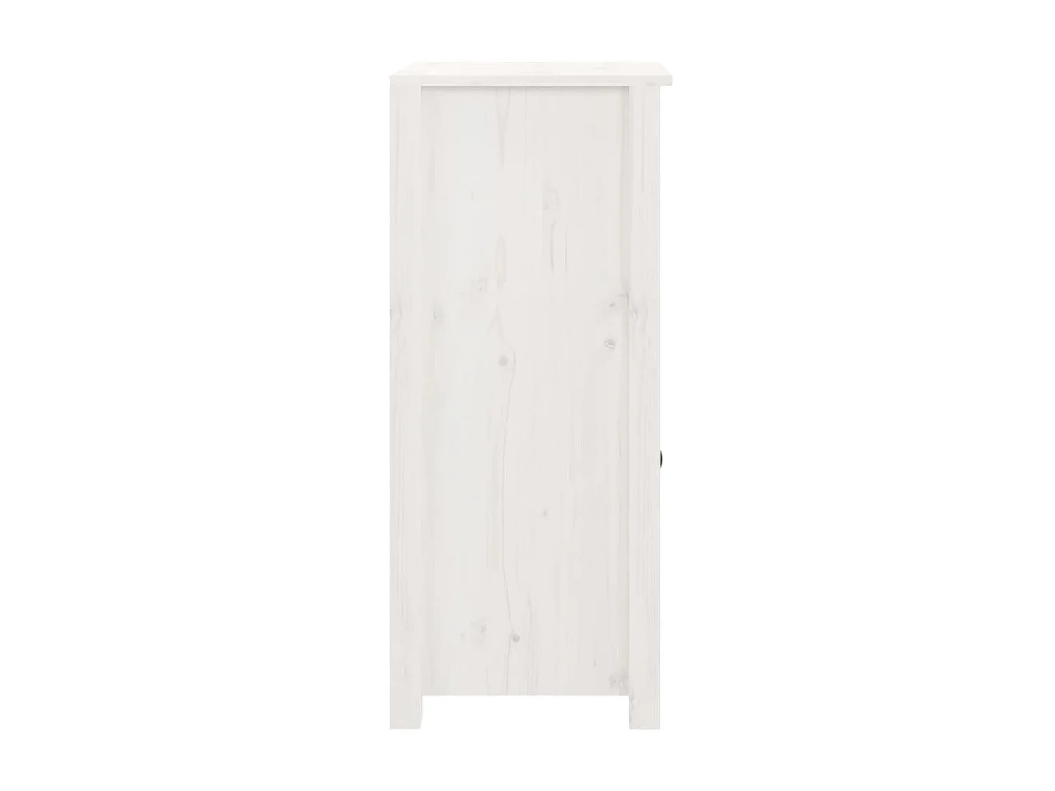 Sideboard Weiß Anrichte 40x35x80 cm Massivholz Kiefer -RM73082