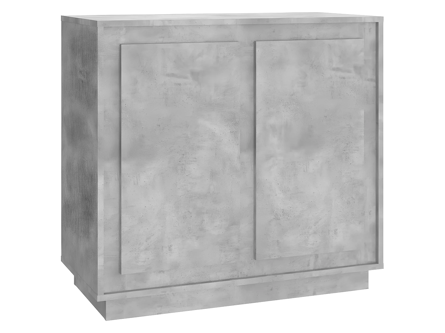 Sideboard Lowboard - Betongrau 80x34x75 cm Holzwerkstoff -RM91626