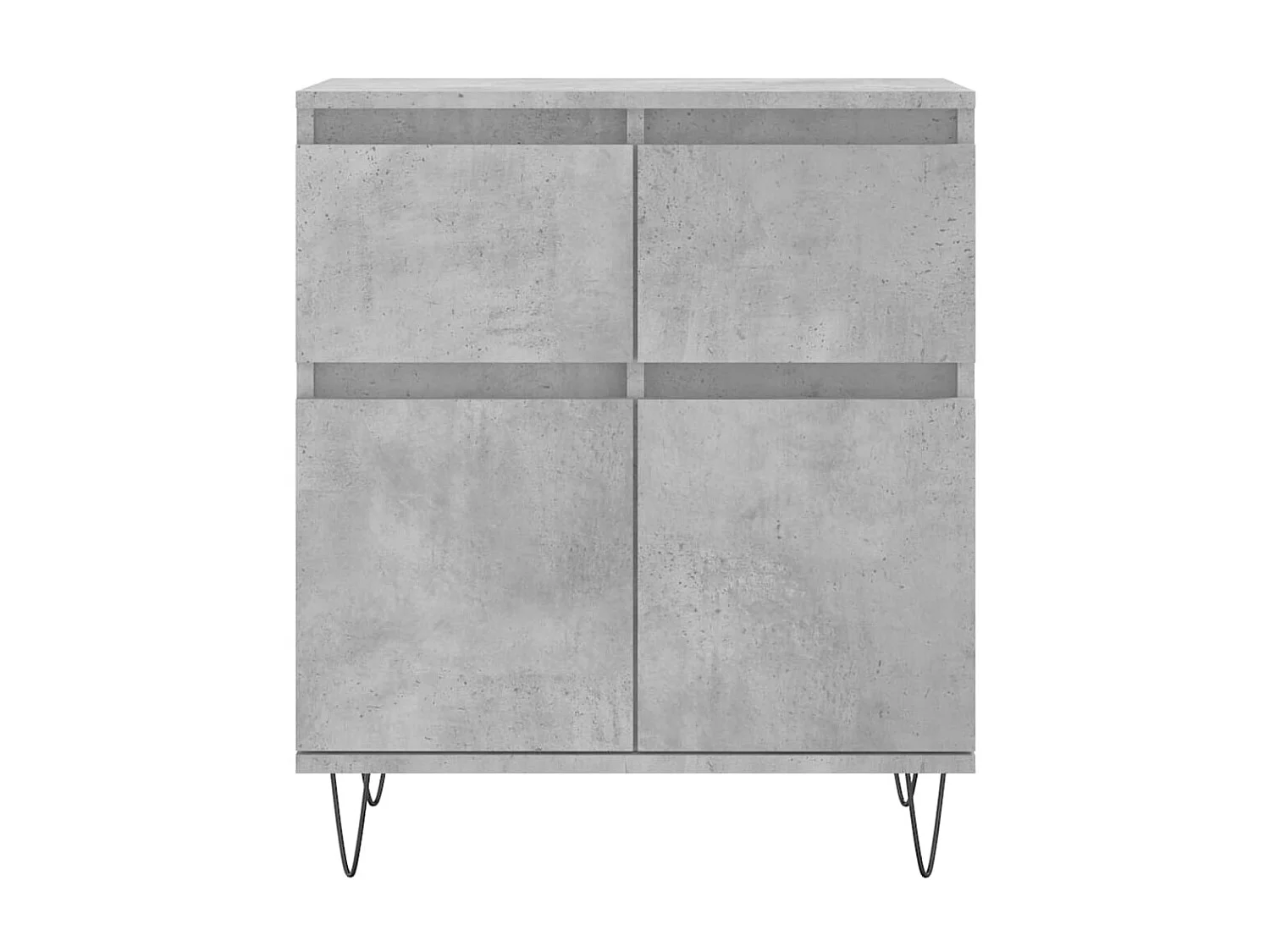 Sideboard Lowboard - Betongrau 60x35x70 cm Holzwerkstoff -RM33034