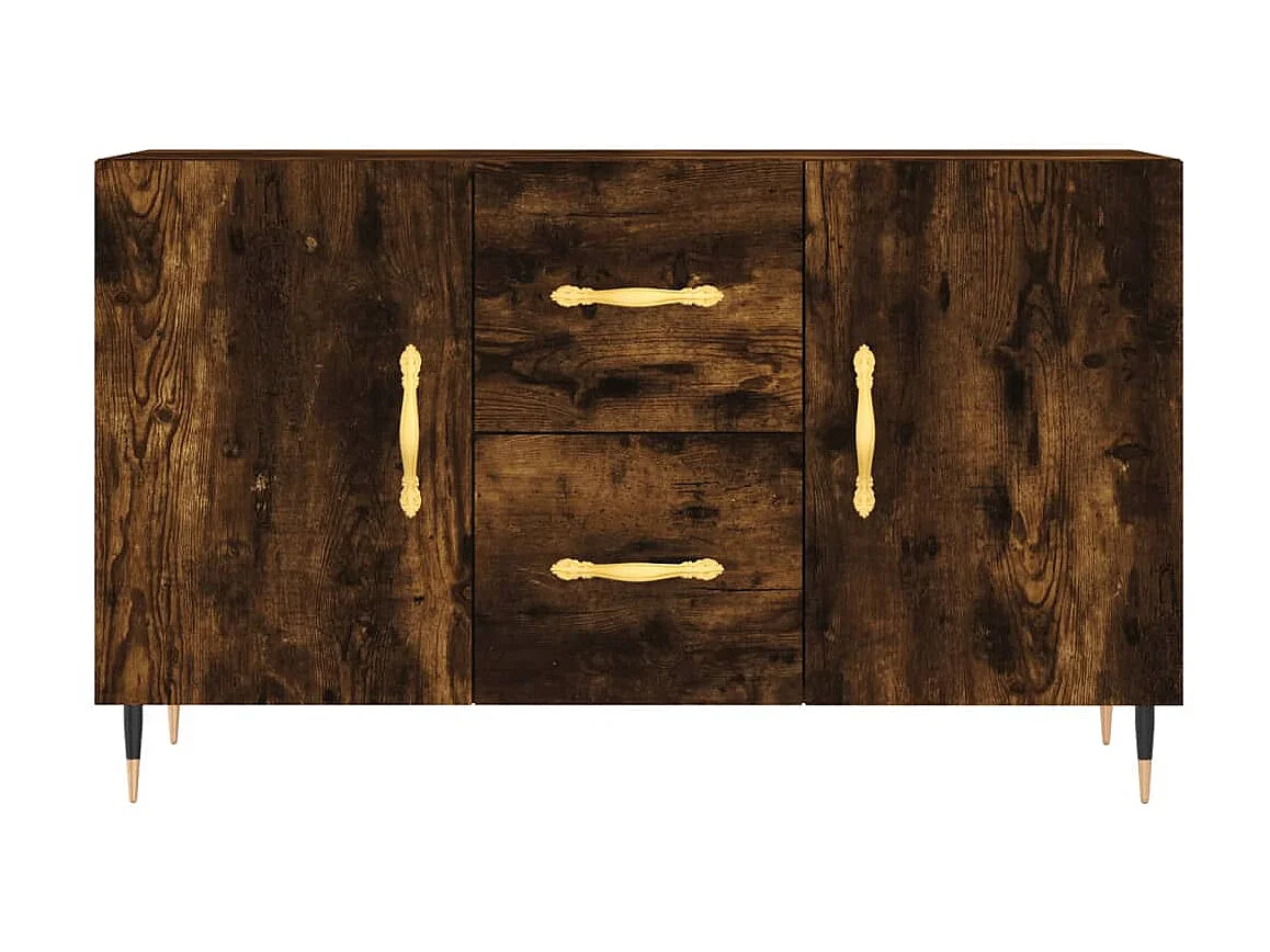 Sideboard Anrichte Räuchereiche 100x36x60 cm Holzwerkstoff -RM21506