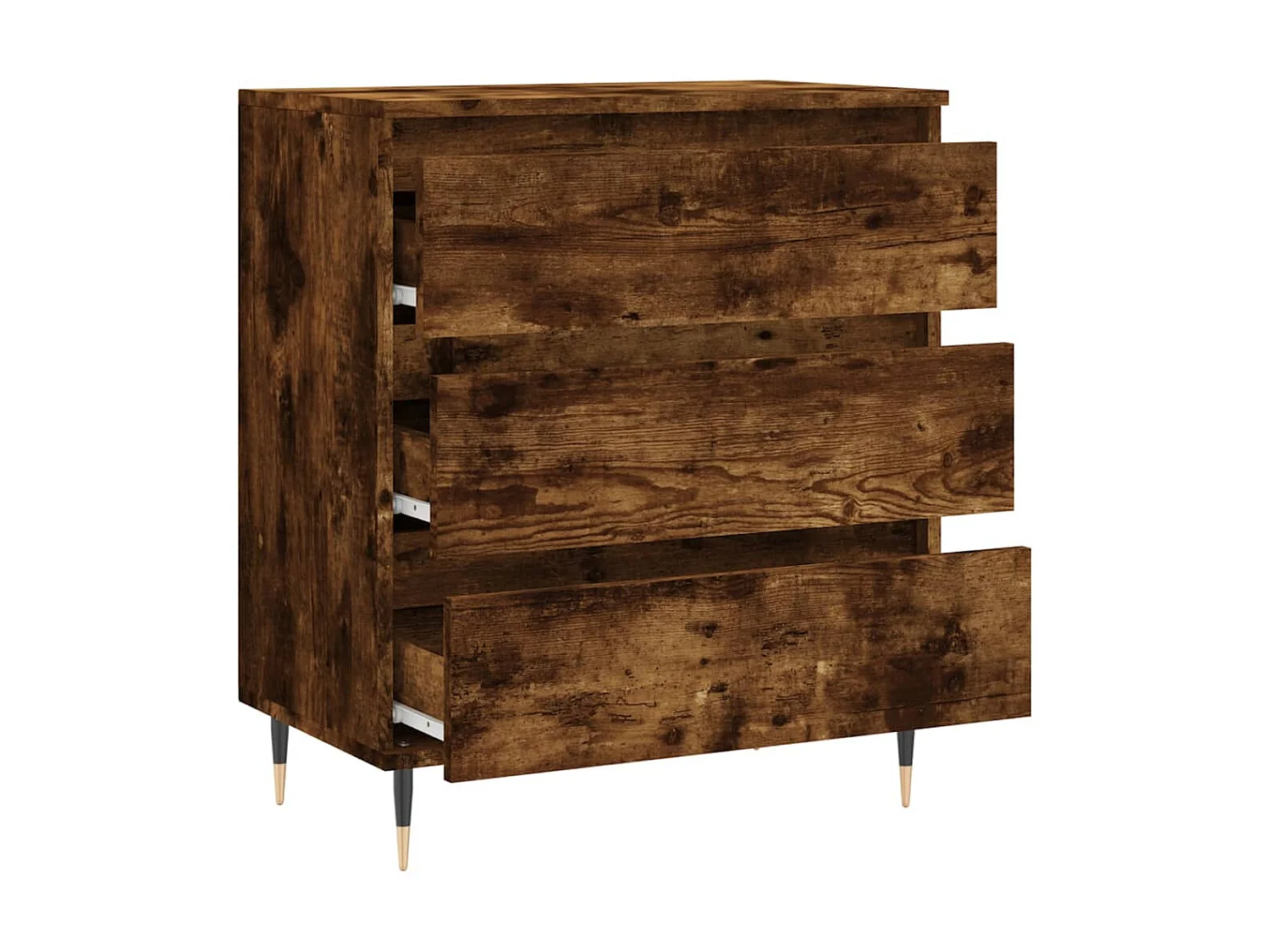 Sideboard Anrichte Räuchereiche 60x35x70 cm Holzwerkstoff -RM62252