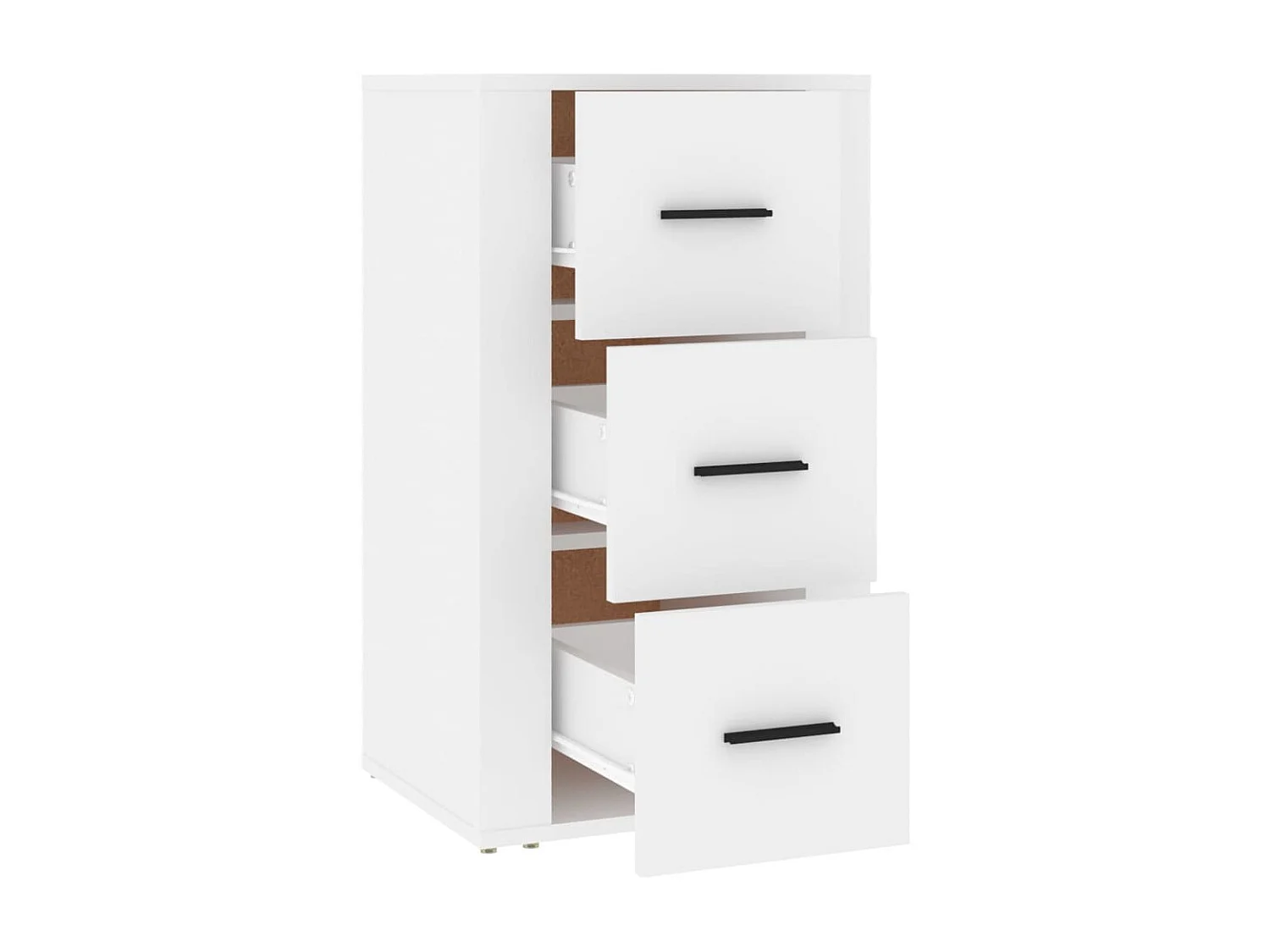 Sideboard Weiß Anrichte 40x33x70 cm Holzwerkstoff -RM61961