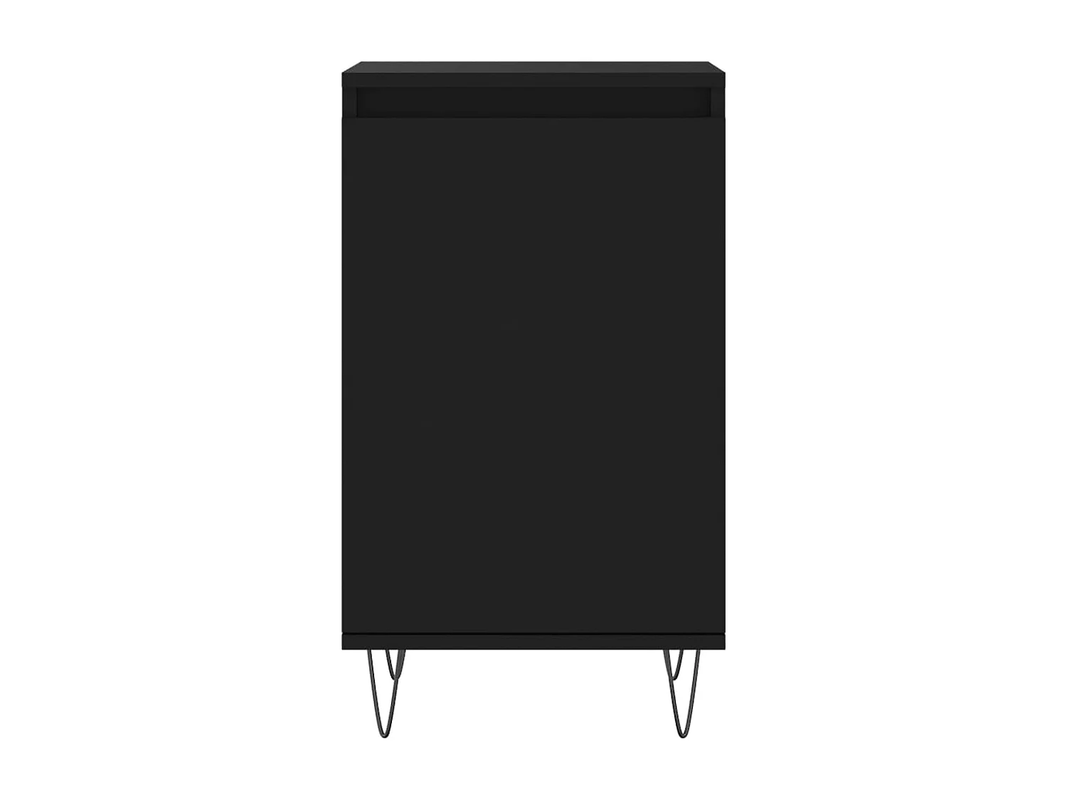 Sideboards Schwarz im 2er-Set Anrichten 40x35x70 cm Holzwerkstoff -RM80141