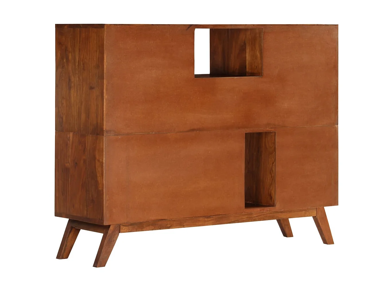 Sideboard Anrichte - 115 x 35 x 86 cm Akazienholz Massiv -RM40200
