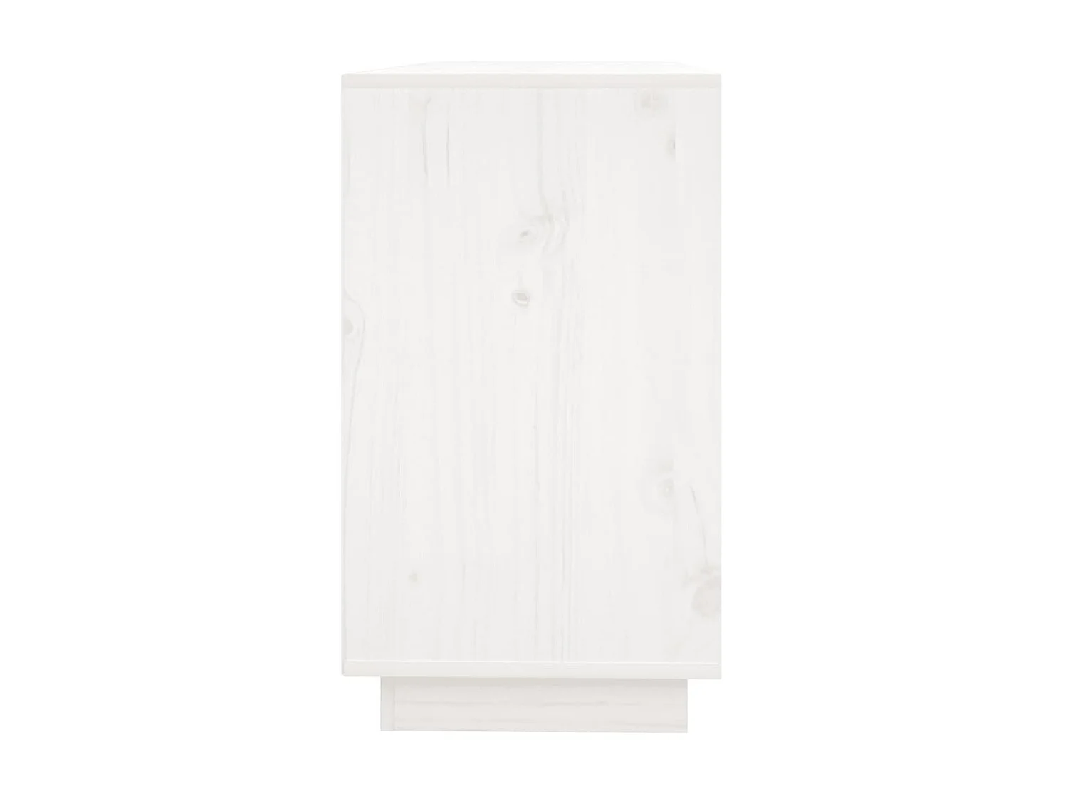 Sideboard Weiß Anrichte 111x34x60 cm Massivholz Kiefer -RM58437