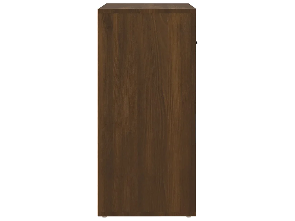 Sideboard Lowboard - Braun Eichen-Optik 80x33x70 cm Holzwerkstoff -RM42299