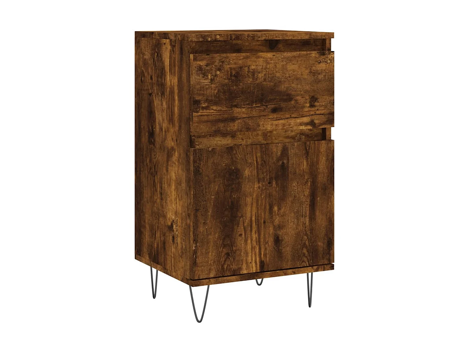 Sideboard Anrichte Räuchereiche 40x35x70 cm Holzwerkstoff -RM34593