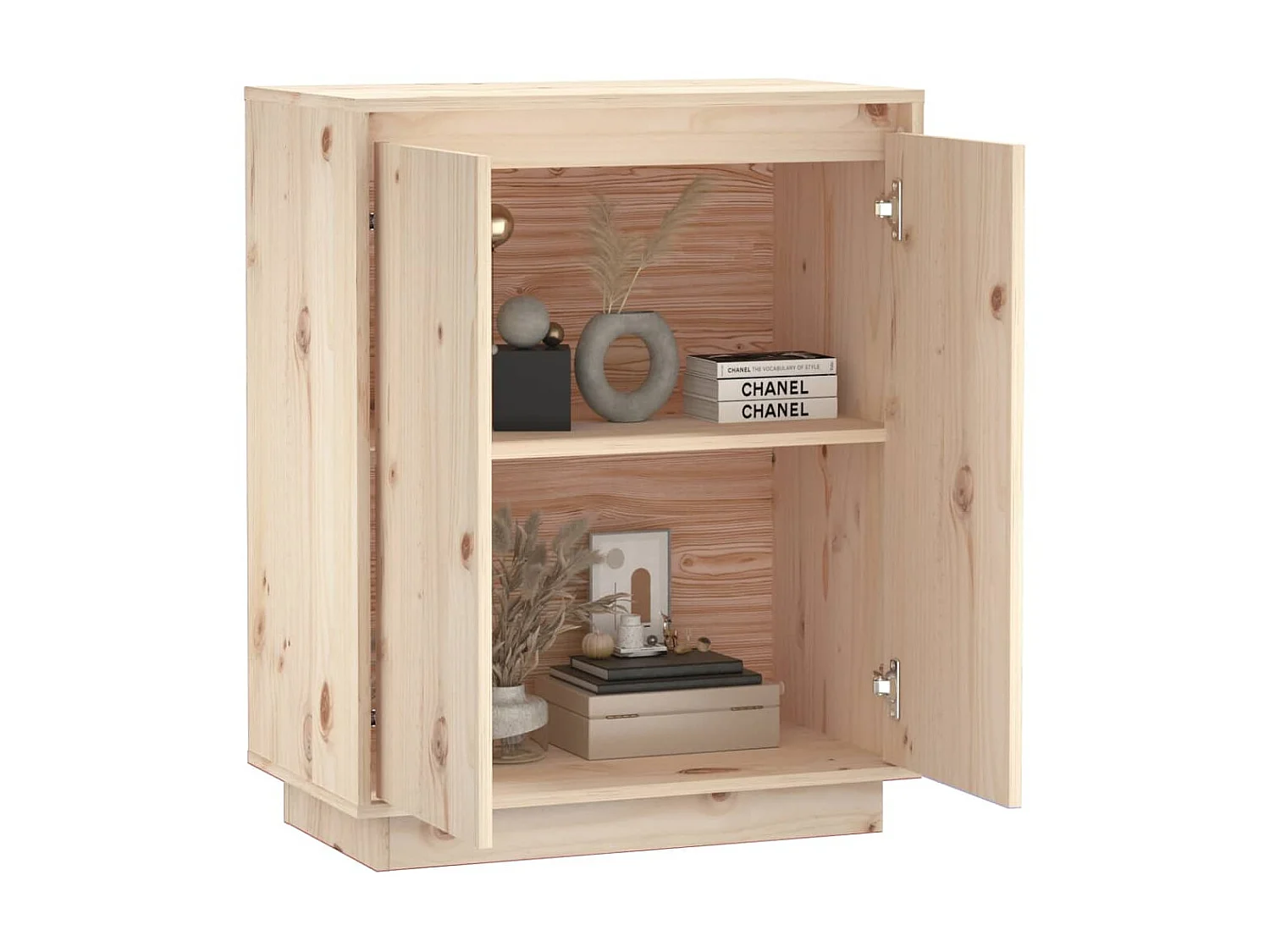 Sideboard Anrichte - 60x34x75 cm Massivholz Kiefer -RM40145