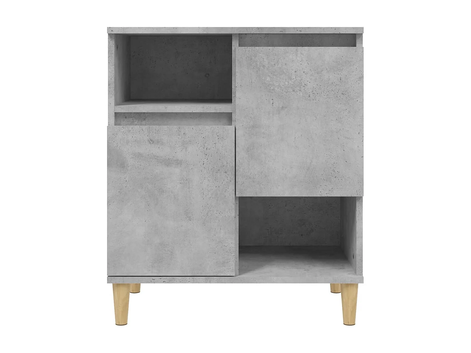 Sideboard Lowboard - Betongrau 60x35x70 cm Holzwerkstoff -RM10005