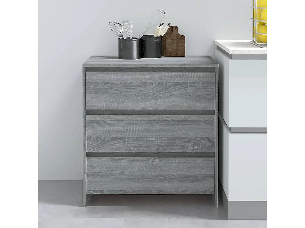 Sideboard Lowboard - Grau Sonoma 70x41x75 cm Holzwerkstoff -RM65522