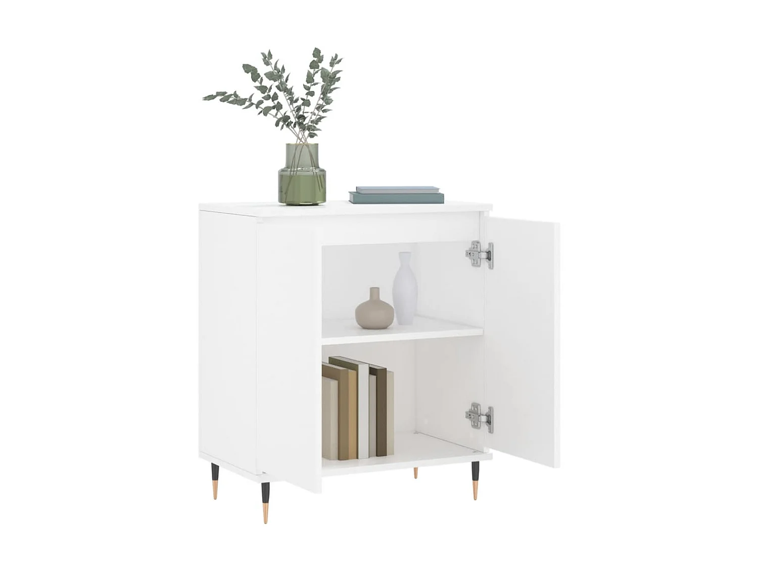 Sideboard Weiß Anrichte 60x35x70 cm Holzwerkstoff -RM87681