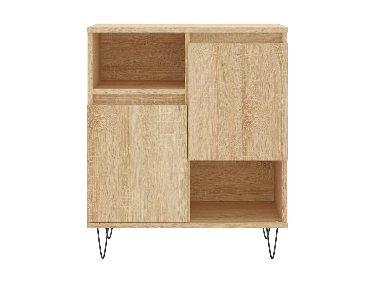 Sideboards im 2er-Set Lowboards Sonoma-Eiche Holzwerkstoff -RM62991
